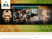 Tablet Screenshot of africaatlanta.org